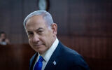 Le Premier ministre Benjamin Netanyahu, à la Knesset, à Jérusalem, le 27 novembre 2023. (Crédit : Chaïm Goldberg/Flash90)