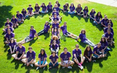 Les participants au programme estival de  Hands of Peace posent pour une photo de groupe. (Crédit : CC BY-SA 4.0, Hands of Peace, Wikipedia)