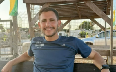 Daniel Perez a été pris en otage par des terroristes du Hamas le 7 octobre 2023, près du kibboutz Nahal Oz. (Crédit : Autorisation)