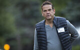 Lachlan Murdoch, directeur-général de Fox Corporation et co-président de News Corp, assistant à la conférence annuelle Allen & Company Sun Valley, à Sun Valley, dans l'Idaho, le 11 juillet 2019. (Crédit : Drew Angerer/ Getty Images North America/AFP)