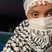 Inès Corbière, fille du couple Alexis Corbière et Raquel Garrido, poursuivie pour antisémitisme et apologie du terrorisme, sur une photo non datée. (Crédit : Capture d'écran/X)