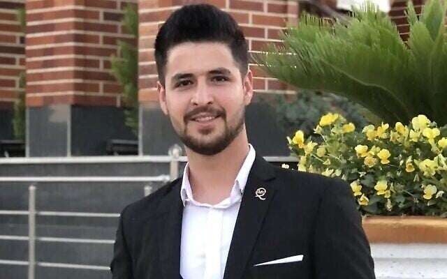 Photo non datée de l'Iranien Mohammad Ghobadlou, exécuté le 23 janvier 2024 après avoir été condamné pour avoir tué un policier lors d'émeutes contre le régime. (X, utilisé conformément à la clause 27a de la loi sur le droit d'auteur)
