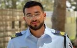 Ran Gvili, sous-officier de l'unité d'élite de police Yassam, a été confirmé le 31 janvier 2024 comme ayant été tué par des terroristes le 7 octobre 2023, son corps ayant été enlevé et emmené à Gaza. (Crédit : Police israélienne)