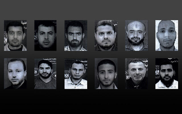 Les douze employés de l'UNRWA accusés d'avoir participé aux attaques terroristes du 7 octobre 2023. (Crédit : Capture d'écran ; utilisée conformément à la clause 27a de la loi sur le droit d'auteur) Les douze employés de l'UNRWA accusés d'avoir participé aux attaques terroristes du 7 octobre 2023. (Crédit : Capture d'écran ; utilisée conformément à la clause 27a de la loi sur le droit d'auteur)