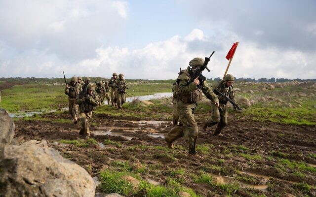 Les troupes en opération dans le nord de la bande de Gaza, une photo diffusée le 8 février 2024. (Crédit : Armée israélienne)