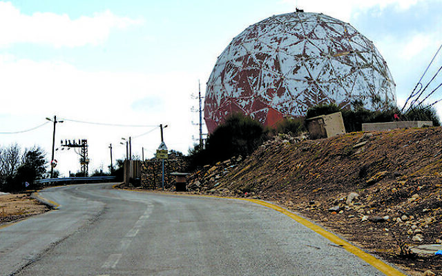 Une base militaire sur le mont Meron. (Crédit : Tsahal)