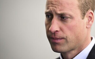 Le prince William lors d'une visite au Millennium Powerhouse de Manchester, le 16 novembre 2023. (Crédit :Oli Scarff/Pool via AP)