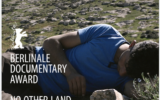 Affiche de lancement du prix du documentaire de la Berlinale lors du Festival du film de Berlin remporté par "No Other Land" le 24 février 2024. (Crédit : Autorisation)