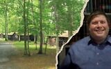 Le rabbin Shmuel Krawatsky accusé d'abus sexuels sur des enfants au Camp Shoresh, continue à travailler avec des mineurs. (Crédit : Camp Shoresh Pinterest/Youtube)