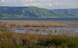 Vue du lac de Tibériade, au nord d'Israël, le 19 février 2024. (Crédit : Michael Giladi/Flash90)