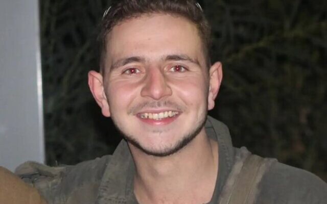 Simon Shlomov. (Crédit : Armée israélienne)
