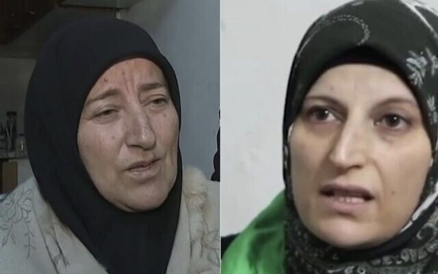 Dalal et Fatima, sœurs du chef adjoint du Hamas, Saleh al-Arouri, qui a été assassiné le mois dernier. (Autorisation)