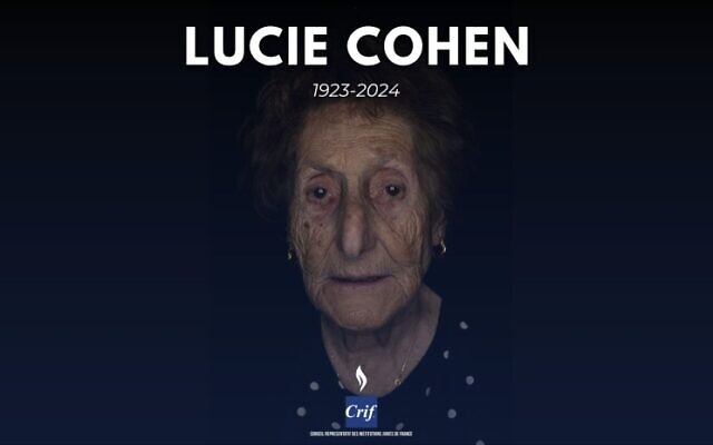 Lucie Cohen. (Crédit : Crif)