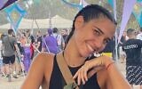 Liron Barda, assassinée par des terroristes du Hamas lors du festival Supernova, à proximité du kibboutz Reïm, le 7 octobre 2023. (Crédit : Autorisation)