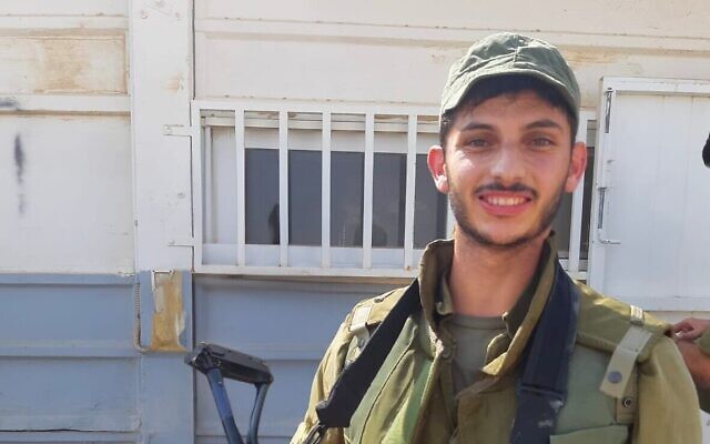 Le sergent réserviste de première classe Shimon Yehoshua Asulin. (Crédit : Armée israélienne)