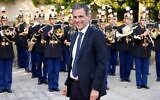 Rodolphe Saadé, au Grand Trianon, au château de Versailles, le 18 juillet 2022. (Crédit : Ludovic MARIN / POOL / AFP)