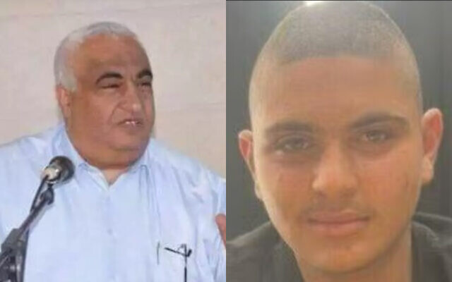A gauche : Jamal Khier, tué dans l'explosion d'une voiture près d'Abu Snan, le 23 mars 2024. A droite : Amir Abu al-Hija, 16 ans, tué dans une fusillade à Tamra, le 22 mars 2024. (Capture d'écran/ Réseaux sociaux; used in accordance with Clause 27a of the Copyright Law)
