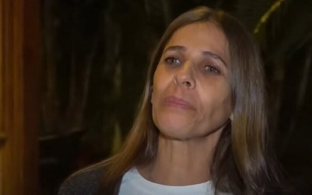 Nasreen Youssef. (Crédit : Capture d'écran de la Douzième chaine/Keshet TV ; utilisée conformément à l'article 27a de la loi sur les droits d'auteur) Nasreen Youssef. (Crédit : Capture d'écran de la Douzième chaine/Keshet TV ; utilisée conformément à l'article 27a de la loi sur les droits d'auteur)