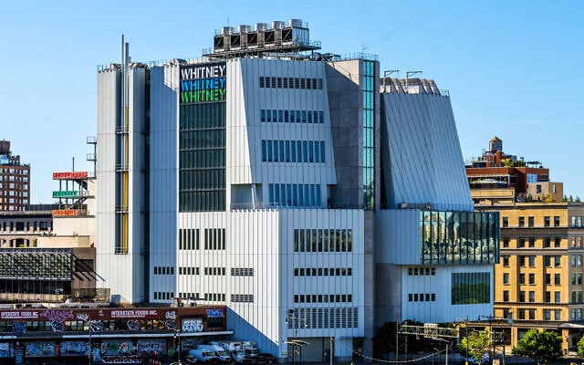 Une vue du Whitney Museum of American Art, à Manhattan, à New York, le 18 juin 2022. (Crédit : Brian Logan Photography / Shutterstock.com) Une vue du Whitney Museum of American Art, à Manhattan, à New York, le 18 juin 2022. (Crédit : Brian Logan Photography / Shutterstock.com)