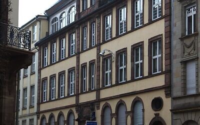 L’école Aquiba, à Strasbourg. (Crédit : Claude Truong-Ngoc/Wikipedia/CC BY-SA 3.0)