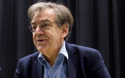 Alain Finkielkraut à l’Ecole polytechnique Université Paris-Saclay, le 23 octobre 2014. (Crédit : Jérémy Barande / Ecole polytechnique Université Paris-Saclay / CC BY-SA 2.0)