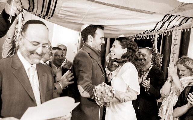 Le mariage de Malvina Maestro et de son mari israélien Omri en 2012 à Split, en Croatie. (Avec l'aimable autorisation d'Indiana University Press)