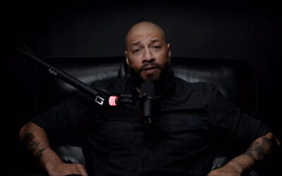 Royce White, un joueur de la NBA devenu podcasteur de droite, a reçu l'appui du Parti républicain du Minnesota pour le Sénat le 18 mai 2024. (Crédit : Capture d'écran/X)