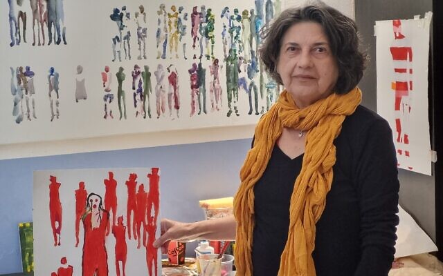 L'artiste Zehava Masser. (Bernard Dichek)
