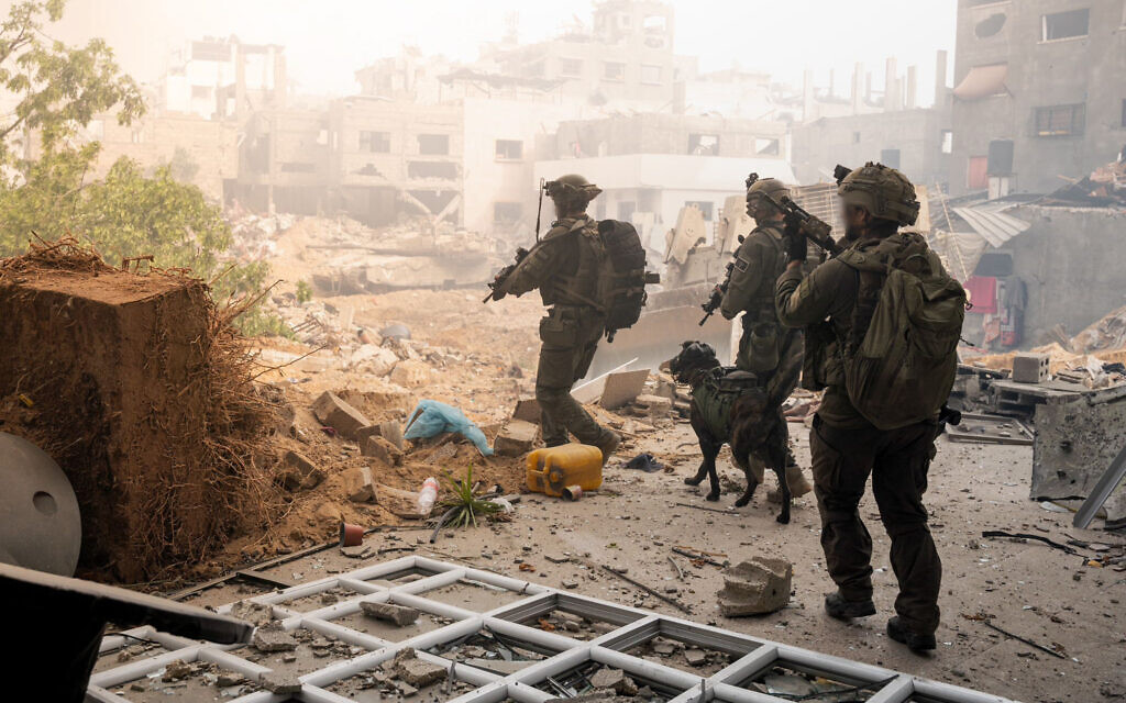 Les troupes israéliennes opèrent à Gaza dans une image publiée le 30 mai 2024. (Armée de défense israélienne)
