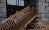 Une porte de l'université de Dublin barricadée suite à une manifestation anti-israélienne sur le campus, dans un contexte de guerre à Gaza, le 4 mai 2024. (Capture d'écran : X)
