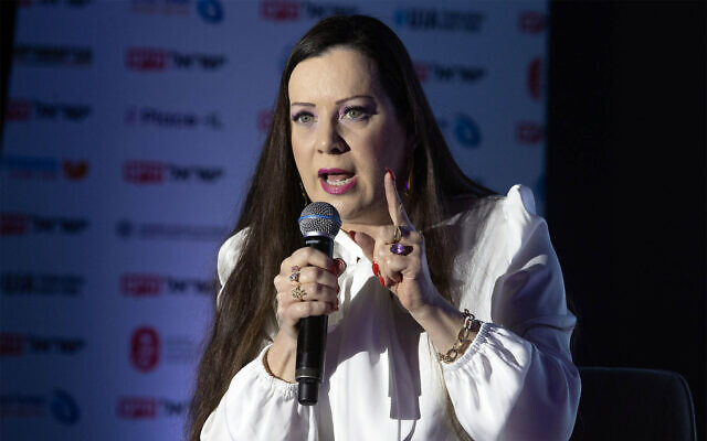 La députée Tally Gotliv lors d'une conférence d'Israel Hayom à Ashkelon, le 16 avril 2024. (Crédit : Oren Ben Hakoon/Flash90) La députée Tally Gotliv lors d'une conférence d'Israel Hayom à Ashkelon, le 16 avril 2024. (Crédit : Oren Ben Hakoon/Flash90)