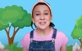 Mlle Rachel, la célèbre YouTubeuse pour enfants, auteure-compositrice et interprète, dans un extrait de l'une de ses vidéos. (Capture d'écran via YouTube)