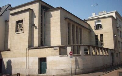 La synagogue de Rouen, en 2011. (Crédit : Giogo / CC BY-SA 3.0)
