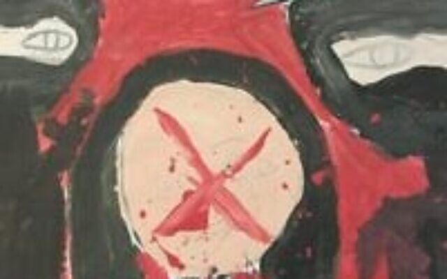 Œuvre vue dans une exposition à l’école de filles Ulpanit Elisheva à Pardes Hannah-Karkur. (Autorisation)