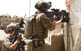 Les soldats israéliens en opération à l'est de Rafah, dans la bande de Gaza, sur une photo diffusée, le 15 mai 2024. (Crédit : Armée israélienne)