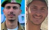 Les soldats israéliens Daniel Levy (à gauche) et Yedidya Azugi (à droite), cousins germains, sont tous deux morts au combat à Gaza en mai 2024. (Armée israélienne)