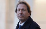 Le député français Jérôme Guedj; à l'Hôtel des Invalides, à Paris, le 5 janvier 2024. (Crédit : Ludovic Marin/AFP)