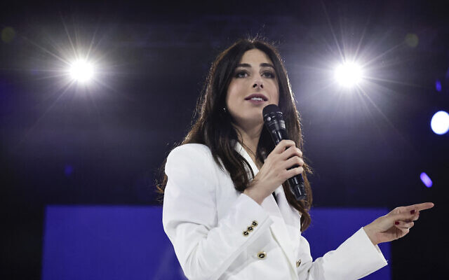 Shannon Seban, à Aubervilliers, le 1er juin 2024. (Crédit : STÉPHANE DE SAKUTIN / AFP)