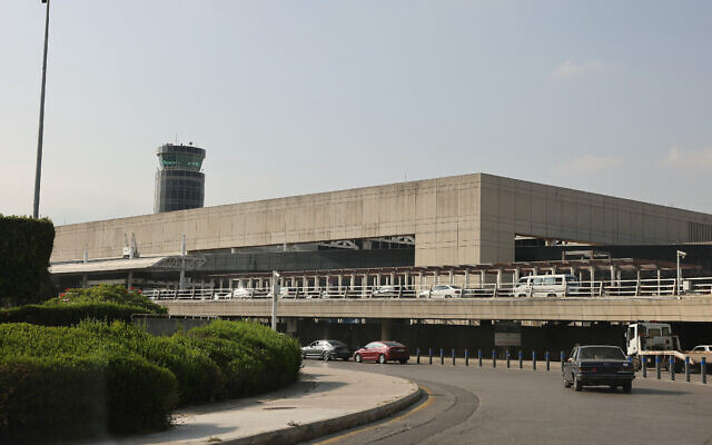 L'aéroport international de Beyrouth, au Liban, le 21 juin 2024. (Crédit : Anwar Amro/AFP)
