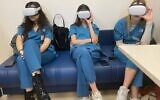 Des étudiants en médecine du centre hospitalier Baruch Padeh (Poriya) à Tibériade essaient les appareils de RV d'OtheReality. (Autorisation)