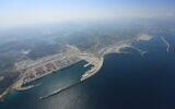 Vue aérienne du complexe portuaire Tanger Med. (Crédit : CC BY-SA 4.0)