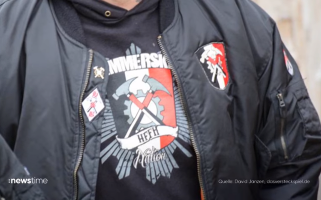 Un membre du groupuscule néo-nazi Hammerskins. (Capture d'écran YouTube)