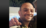 Le major (Rés.) Itay Galea, 38 ans, commandant adjoint de la 8679e unité de la brigade blindée de réserve Yiftah de Ramat Gan. (Crédit : Tsahal)