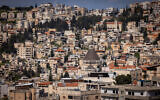 Une vue de la ville de Nazareth, au nord d'Israël, le 25 mars 2024. (Crédit : Nati Shohat/Flash90)