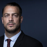 Le député français Sébastien Delogu, membre de La France Insoumise, à Paris, le 27 juin 2024. (Crédit : Joel Saget/AFP)