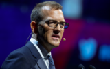 L'homme d'affaires tchèque Daniel Kretinsky lors des 13es "Rencontres de l'Udecam", à Paris, le 5 septembre 2019. (Crédit : Thomas SAMSON / AFP)
