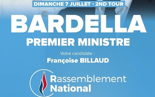 L'affiche de campagne de Françoise Billaud.