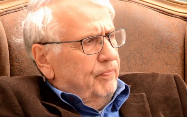 Jean-Claude Simon, président de l'association « Moissac, ville de Justes oubliés », en 2016. (Crédit : Capture d'écran Moissac TV) Jean-Claude Simon, président de l'association « Moissac, ville de Justes oubliés », en 2016. (Crédit : Capture d'écran Moissac TV)