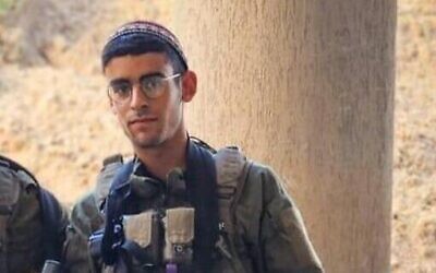 Le sergent Yonatan Aharon Greenblatt (Crédit : Armée israélienne)