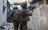 Des soldats israéliens lors d'une opération de grande ampleur en Cisjordanie, sur une photo rendue publique le 30 août 2024. (Crédit : Armée israélienne)